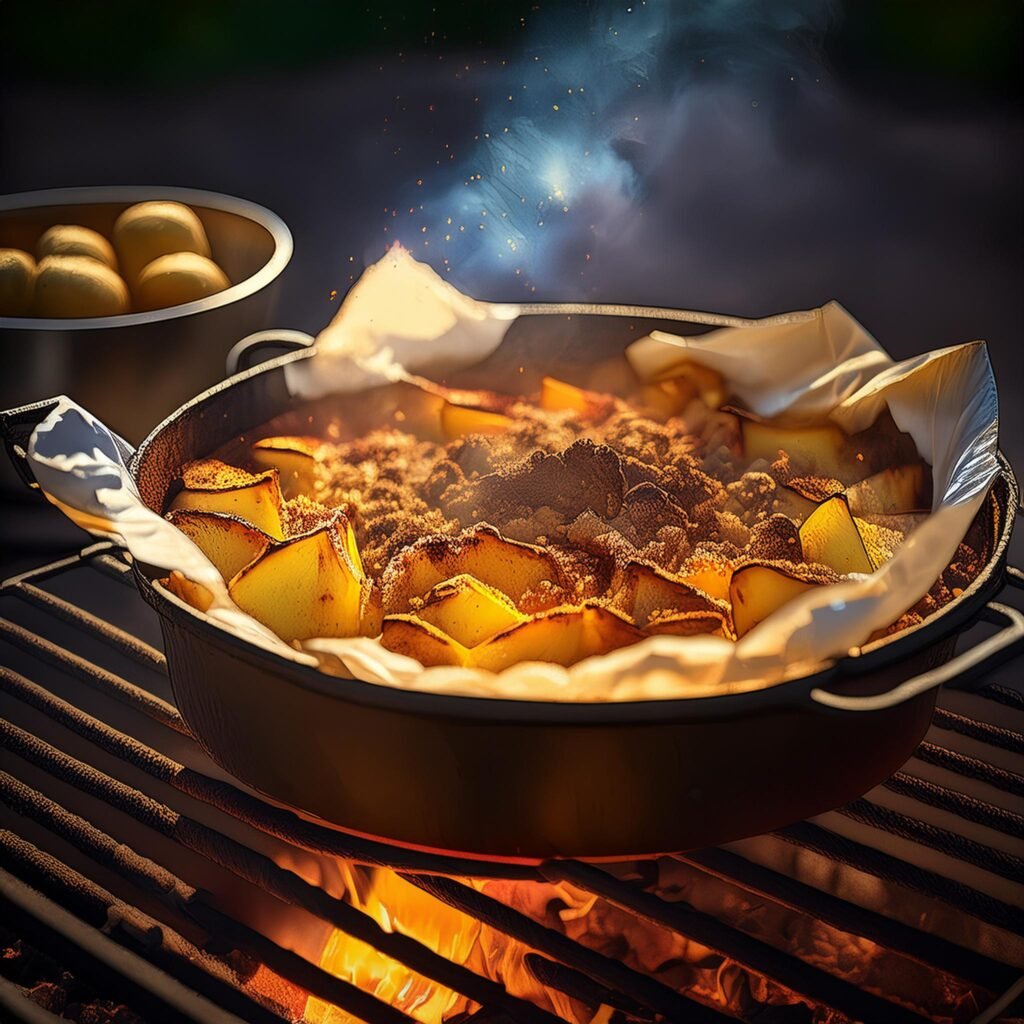 dessert au barbecue