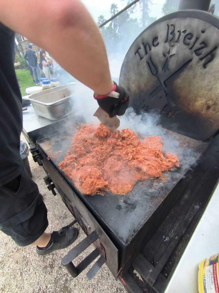 porc effiloché au barbecue